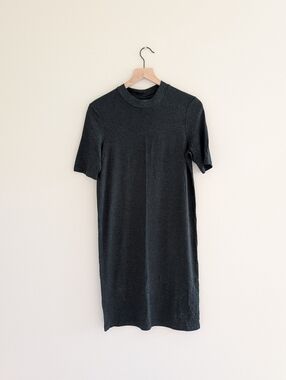 Forest Green Short-Sleeve T-shirt Dress